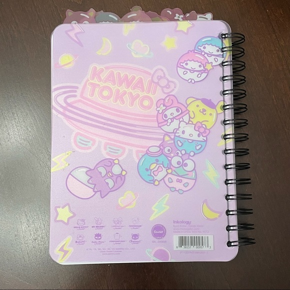 Pink Cute Sanrio Hello Kitty & Friends Kawaii Tokyo Tabbed Journal My Melody - Picture 4 of 16